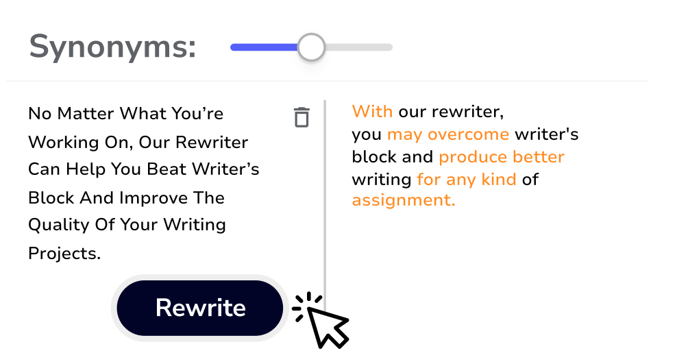 Click Rewrite&nbsp; button